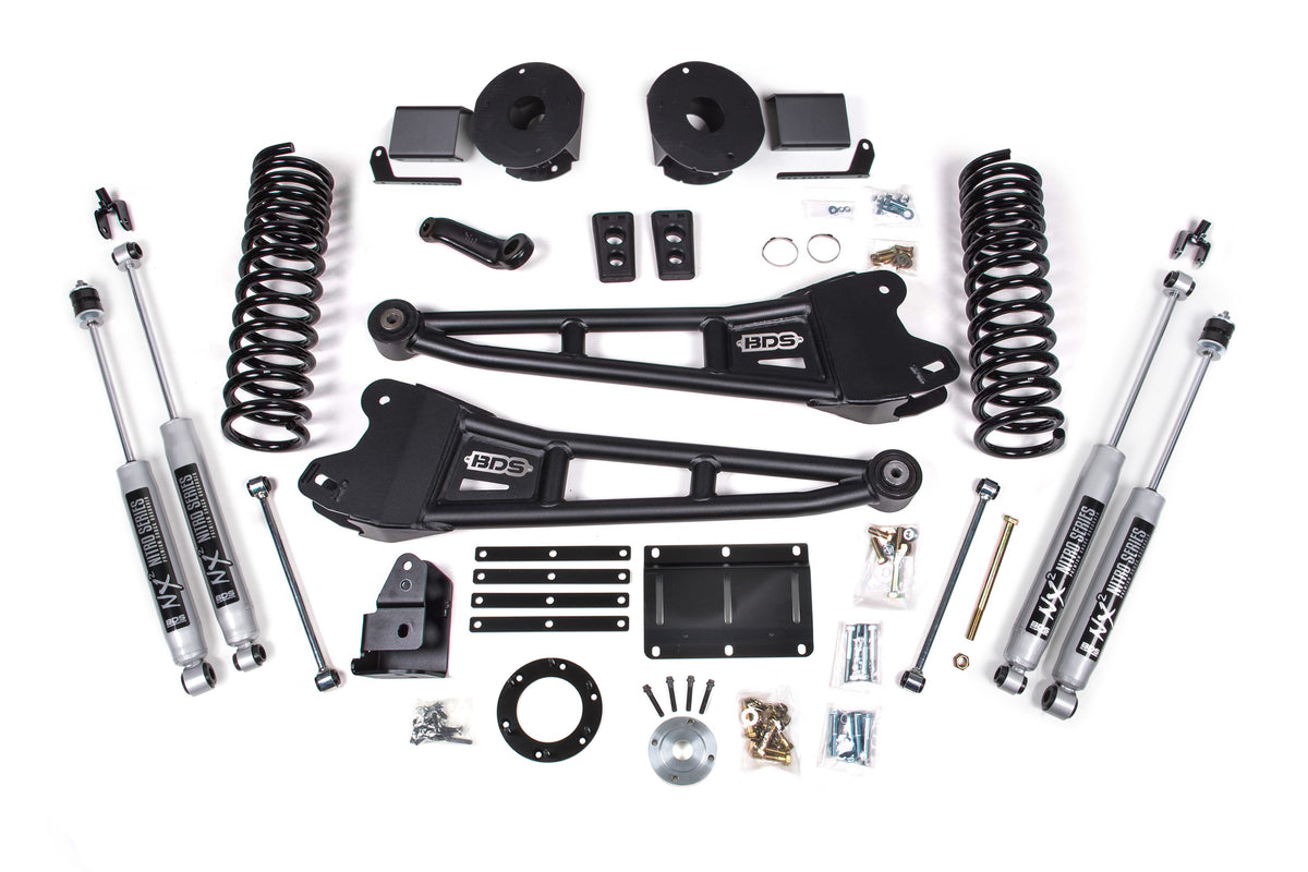 BDS Suspension 6 Inch Lift Kit w/ Radius Arm | Ram 2500 w/ Rear Air Ride (14-18) 4WD | Diesel