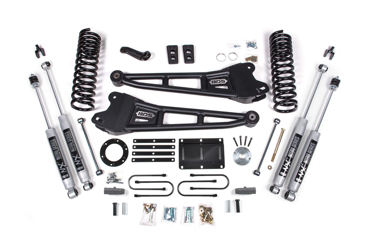BDS Suspension 5.5 Inch Lift Kit w/ Radius Arm | Ram 3500 (13-18) 4WD | Gas