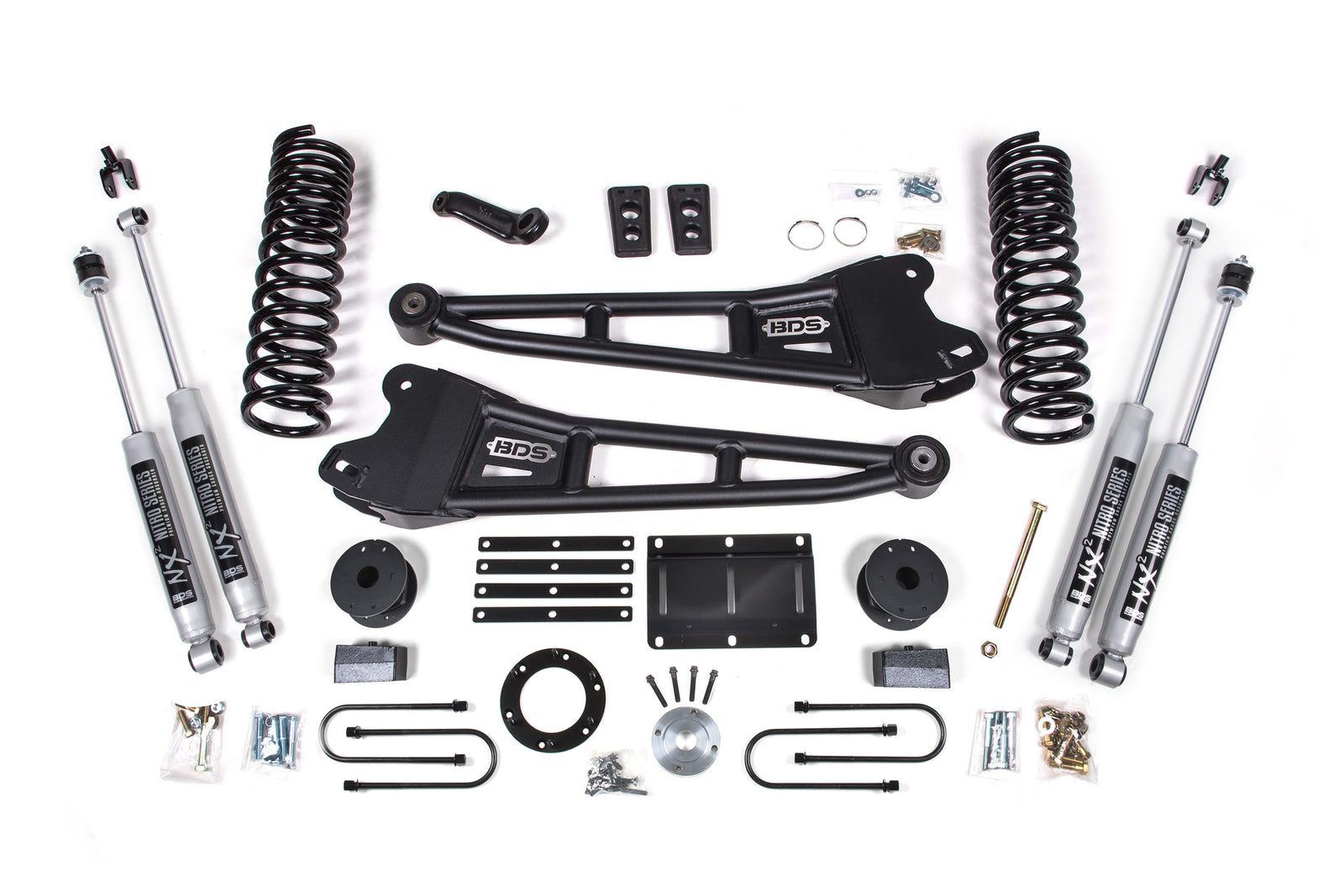 BDS Suspension 6 Inch Lift Kit w/ Radius Arm | Ram 3500 w/ Rear Air Ride (13-18) 4WD | Diesel