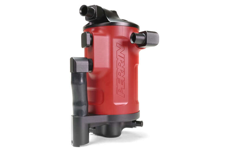 PERRIN 22-25 Subaru WRX Air Oil Separator - Red - PSP-ENG-622RD by Perrin Performance - installed view