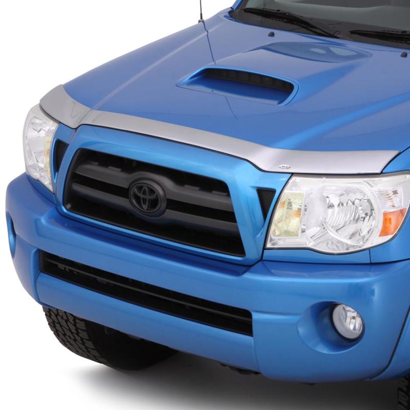 AVS 08-18 Toyota Sequoia Aeroskin Low Profile Hood Shield - Chrome - 622007