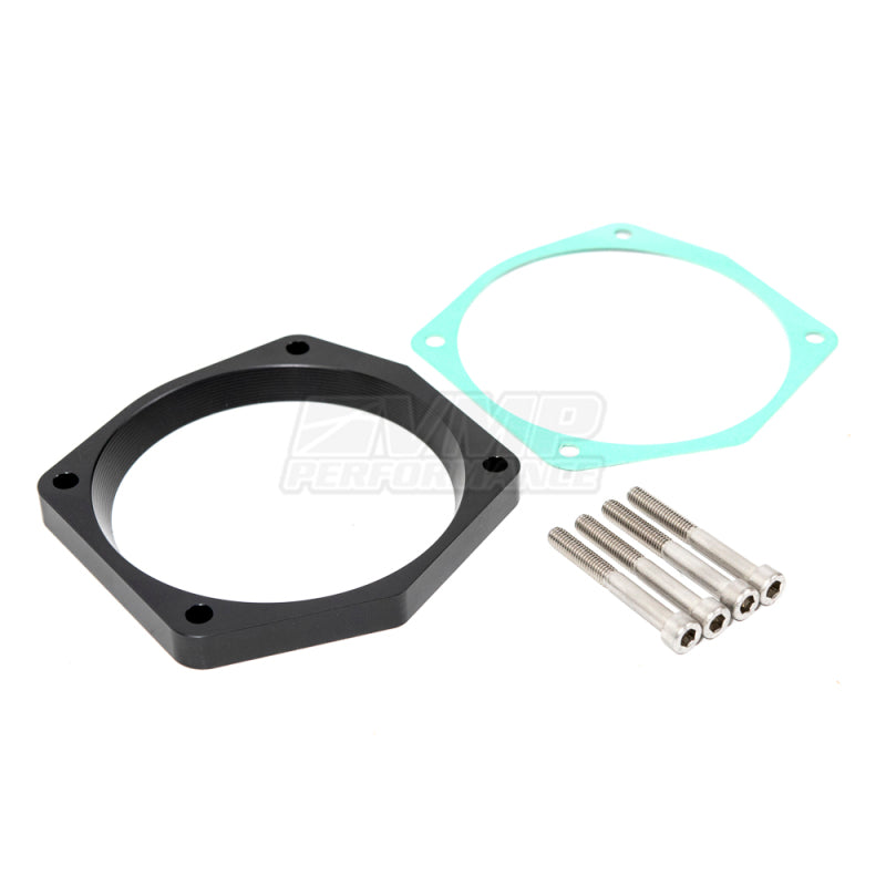 VMP Performance 105mm Throttle Body Adapter Plate Kit - Black Anodized - VMP-INA023