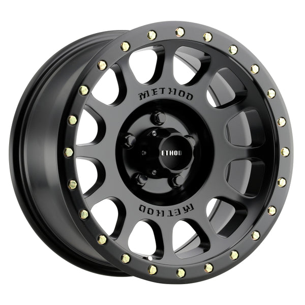 Method MR305 NV 20x9 +25mm Offset 5x150 116.5mm CB Matte Black Wheel - MR30529058525 by Method Wheels - front view