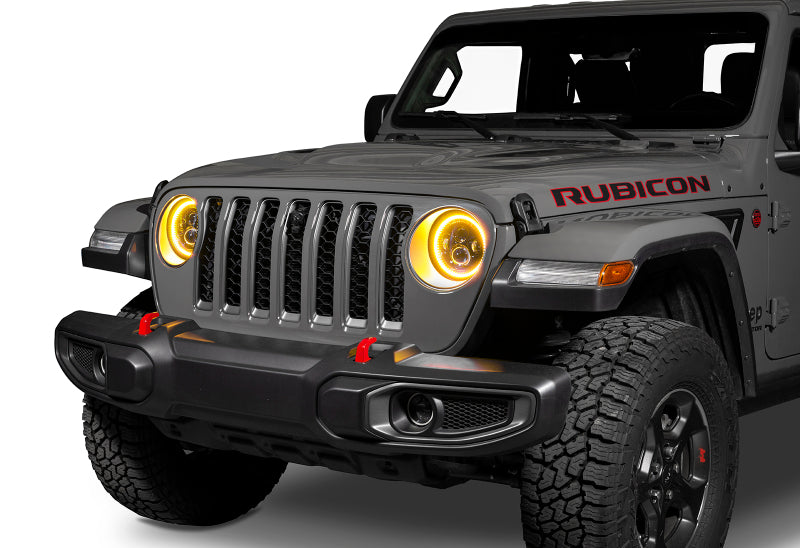 Oracle Jeep Wrangler JL/Gladiator JT 7in. High Powered LED Headlights (Pair) - Dynamic SEE WARRANTY - 5769J-332