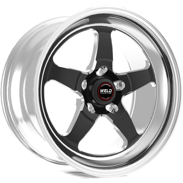 Weld S71 15x10 / 5X115 BP / 6.5in. BS Black Wheel (Medium Pad) - Non-Beadlock - 71MB-510W65C by Weld