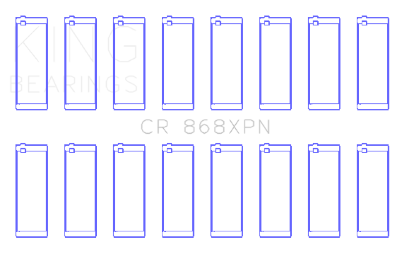 King Ford Prod V8 4.6L/5.4L Performance Rod Bearing Set - Size STDX - CR868XPNSTDX