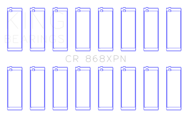 King Ford Prod V8 4.6L/5.4L Performance Rod Bearing Set - Size STDX - CR868XPNSTDX