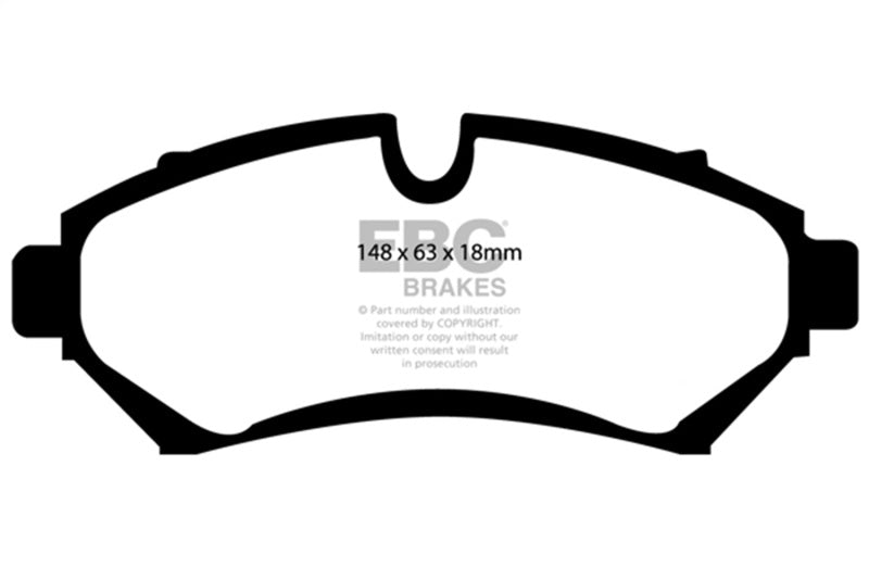 EBC 98-04 Cadillac Seville 4.6 Ultimax2 Front Brake Pads - UD753