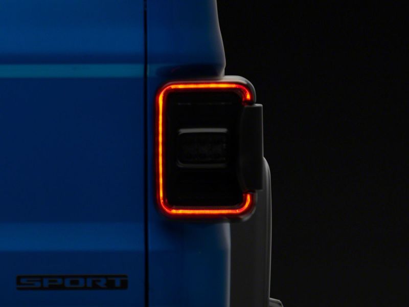 Raxiom 20-23 Jeep Gladiator JT w/ Factory Halogen LED Tail Lights- Blk Housing (Smoked Lens) - JG10490