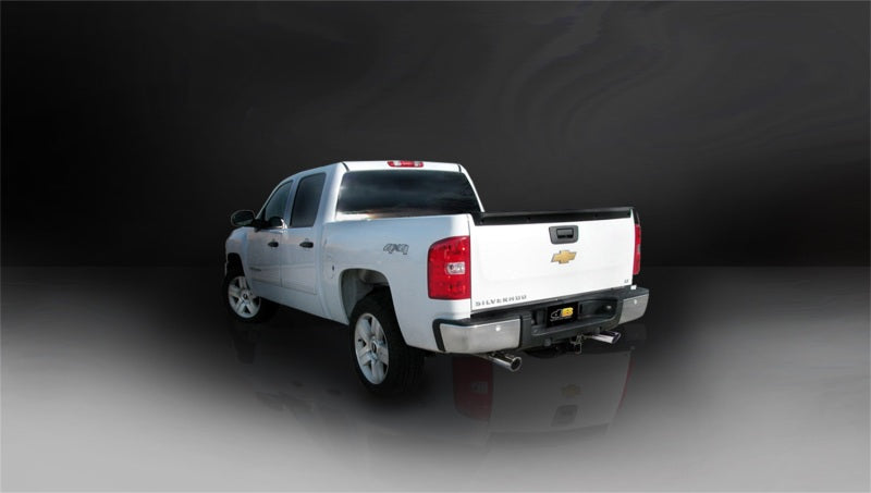 Corsa 2010-2013 Chevrolet Silverado Ext. Cab/Std. Bed 1500 4.8L V8 Polished Sport Cat-Back Exhaust - 24907
