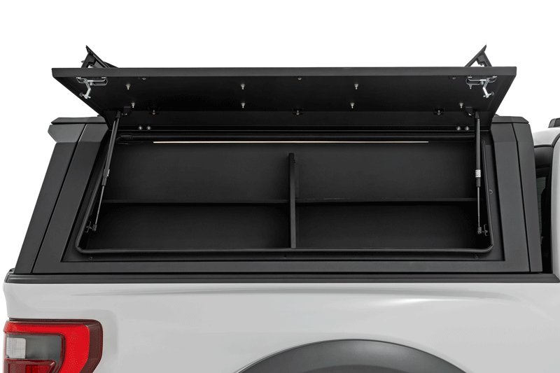 Rough Country - Bed Cap Side Shelf Storage Bin - Passengers Side - 734005 by Rough Country - installed view