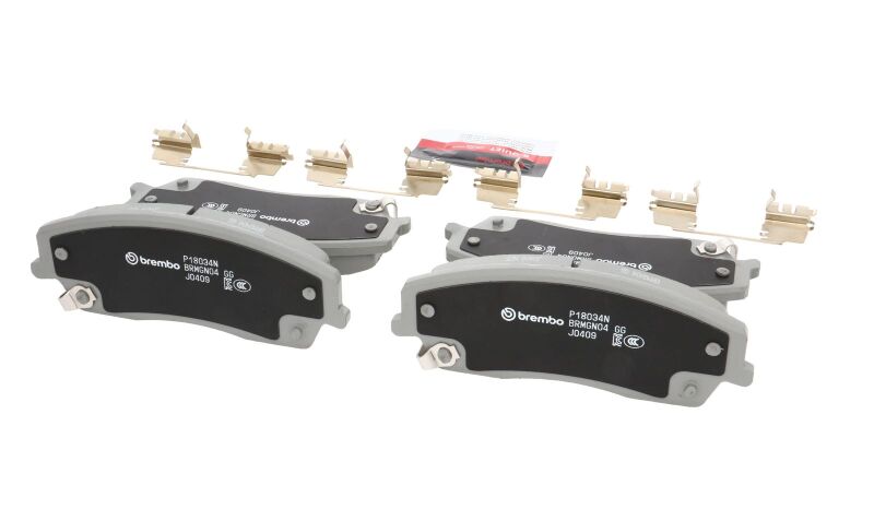 Brembo 05-08 Chrysler 300/ Dodge Charger/Challenger/Magnum Front NAO Brake Pad - P18034N