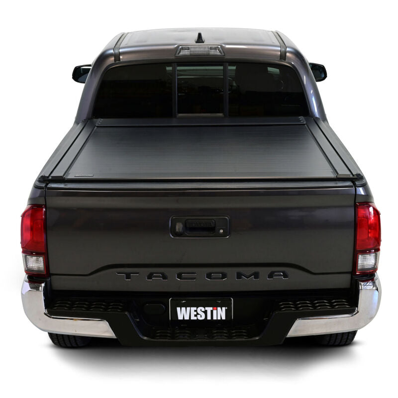 Westin 16-23 Toyota Tacoma 5ft 5in Bed Manual Retractable Tonneau Cover - Black - 19-61065