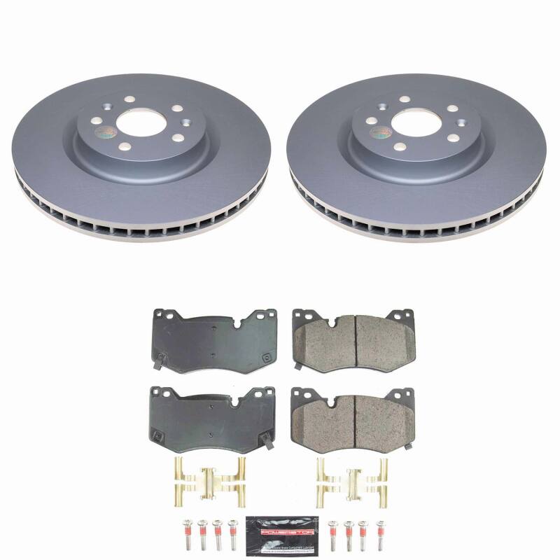 Power Stop 20-25 Chevrolet Corvette Front Z23 Coated Brake Kit - CPK8529-23