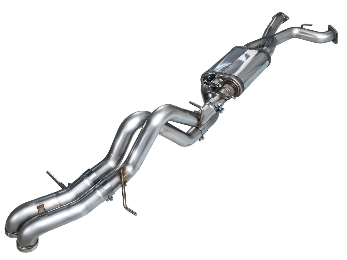 AWE Tuning 22-24 Ford Bronco Raptor 4WD Dual BashGuards Cat-Back SwitchPath Exhaust (No Tips) - 3025-31327