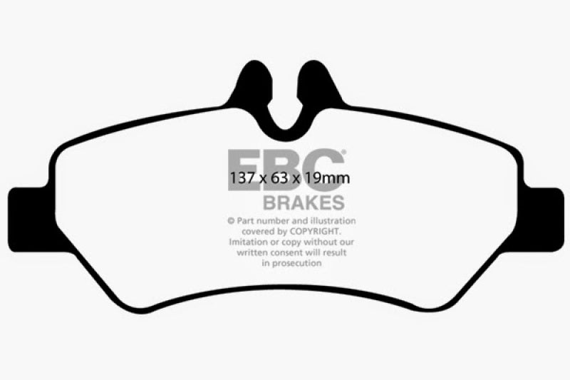 EBC 07+ Dodge Sprinter 2500 Ultimax2 Rear Brake Pads - UD1317