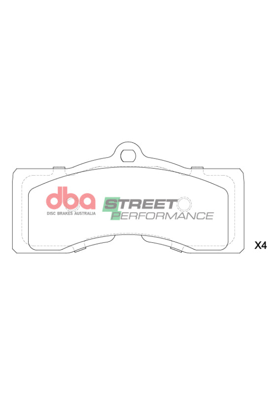 DBA 70-82 Chevrolet Corvette SP Performance Front Brake Pads - DB7028ASP