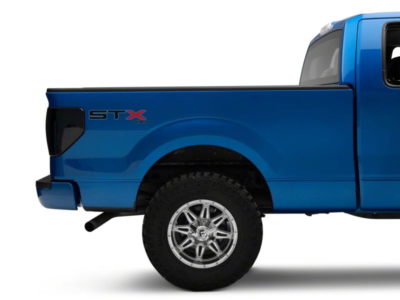 Raxiom 09-14 Ford F-150 Styleside Axial Series LED Tail Lights w/ Halo- Blk Housing (Smoked Lens) - T565679