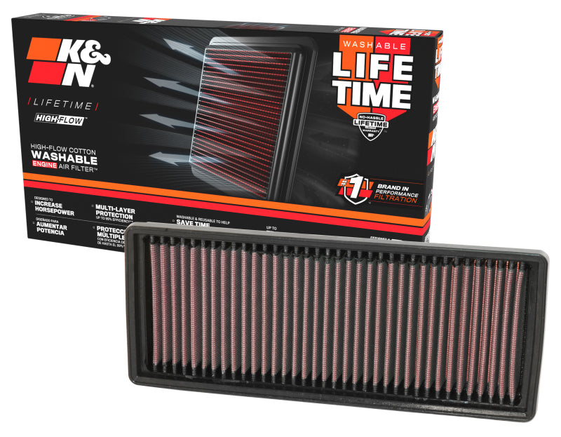 K&N Replacement Air Filter SMART FORTWO 1.0L, 2008 - 33-2417