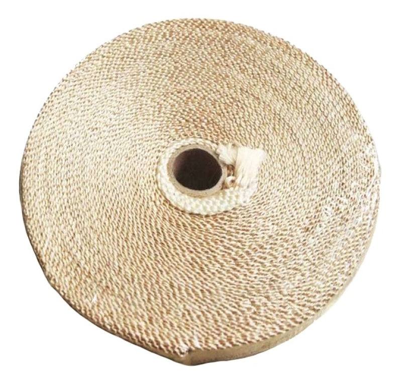 Torque Solution Fiberglass Exhaust Wrap Universal 2inx100ft - Tan - TS-EW-2X100T