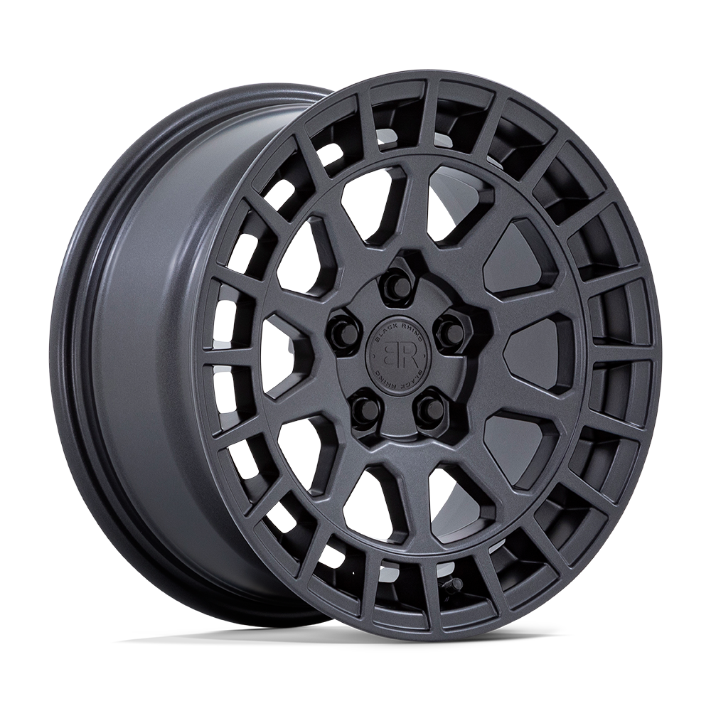 Black Rhino Hard Alloys Boxer 17X8 5X100 +40MM Gun Black