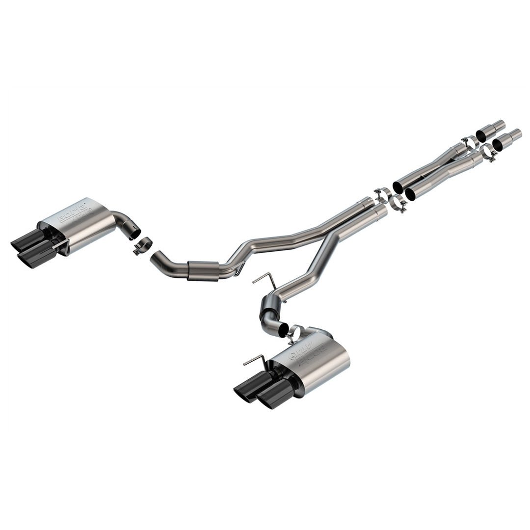 RTR Quad Tip Conversion & Borla ATAK Exhaust Kit (24+ Mustang GT)