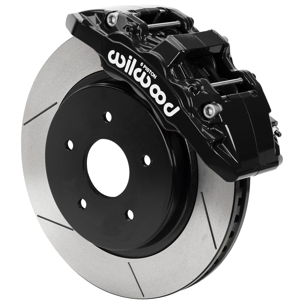 Wilwood 13-18 RAM 1500 4WD AERO6-DM Kit 5 x 5.50in Hub - 13.38in Slotted Rotor - Black - 140-18208 by Wilwood