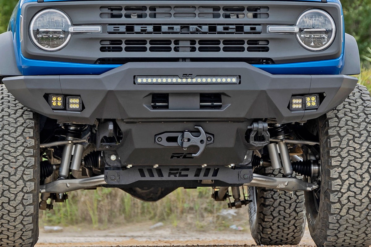 Rough Country - Hidden Winch Mount - All Models - Ford Bronco 4WD (2021-2025) - 51065 for 2021-2023 Ford Bronco - installed v