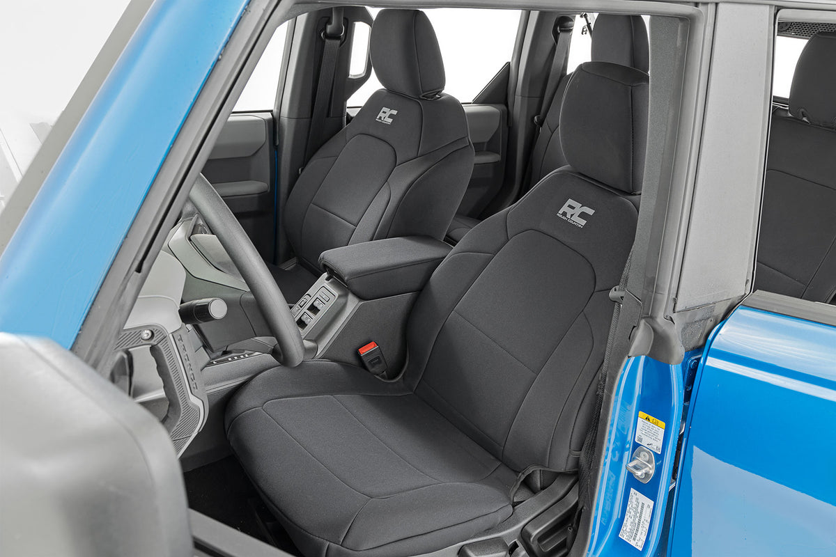 Seat Covers | Bucket Seats | FR &amp; RR | Ford Bronco 4WD (2021-2024)