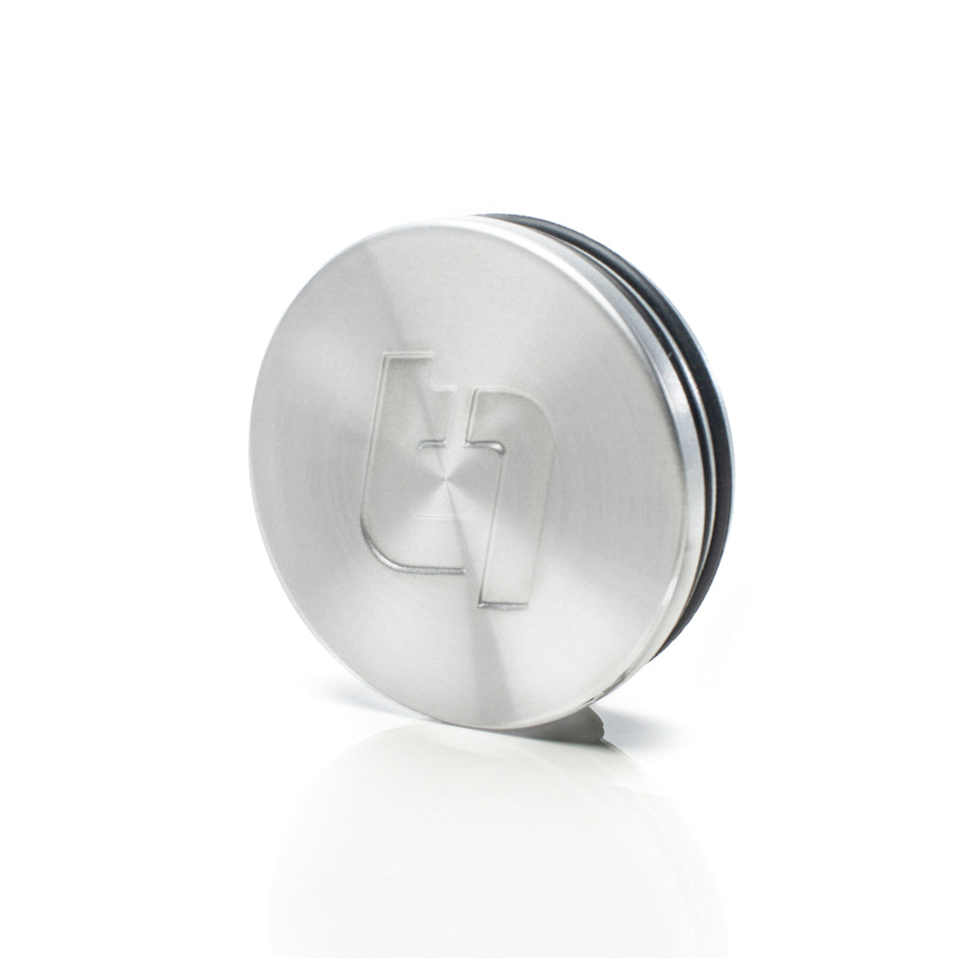 Titan 7 Flat Center Cap - Brushed Clear
