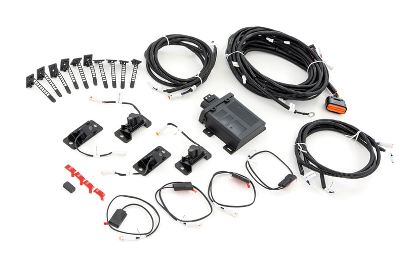 Rough Country - Multi-Color LED Running Boards - Crew Cab - Ram 2500/3500 2WD/4WD (2011-2026) - 55009