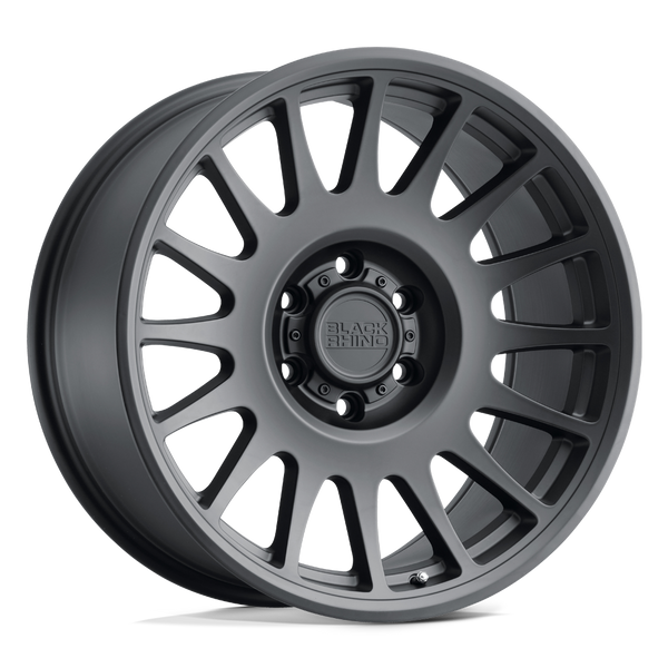 Black Rhino Hard Alloys Bullhead 20X9.5 6X139.7 +12MM Matte Black