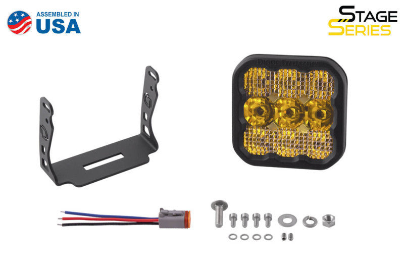 Diode Dynamics SS5 LED Pod Sport - Yellow Combo (Single) - DD6772S
