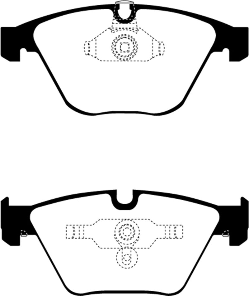 EBC 11-12 BMW 1M Coupe 3.0 Twin Turbo Greenstuff Front Brake Pads - DP21449