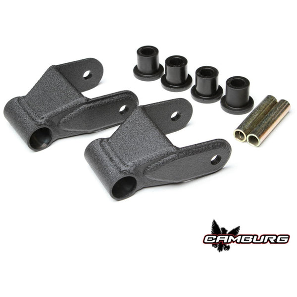 Camburg 10-14 Ford Raptor /04-14 F-150 MIG Shackles (stock length) - CAM-120017 for 2004-2014 Ford F 150 - front view