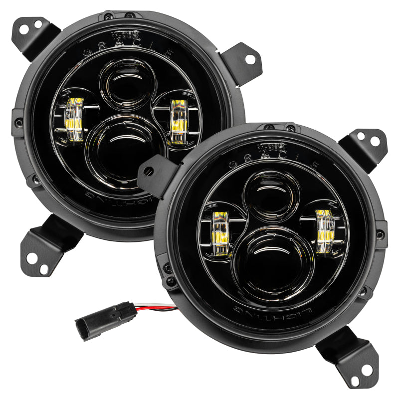 Oracle Jeep Wrangler JL/Gladiator JT 7in. High Powered LED Headlights (Pair) - No Halo SEE WARRANTY - 5769J-504