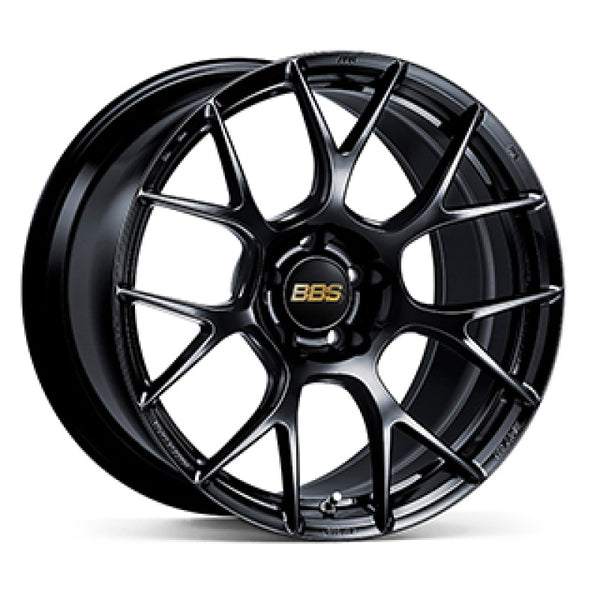 BBS RE-V7 19x9.5 5x120 ET25 PFS Gloss Black Wheel -82mm PFS/Clip Required - REV7057BK by BBS