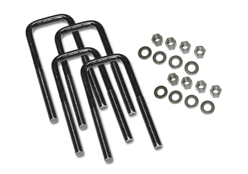 Superlift U-Bolt 4 Pack 5/8x2-1/2x15 Square w/ Hardware - 11124-1