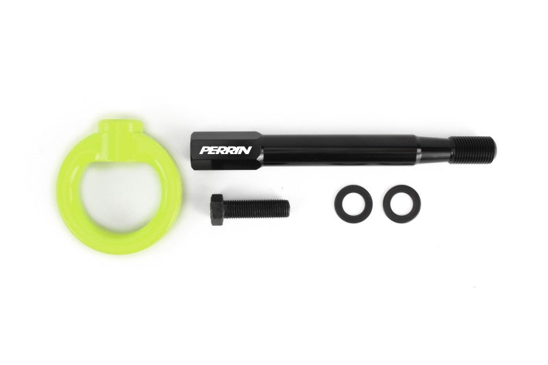 Perrin 13-24 Subaru BRZ / FRS / G86 Tow Hook Kit (Rear) - Neon Yellow - PSP-BDY-255NY