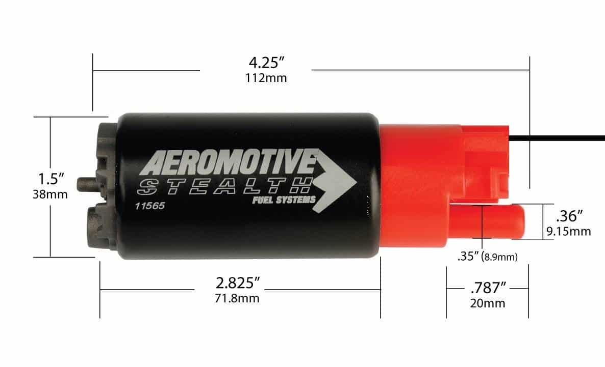 Aeromotive 325 Series Stealth In-Tank Fuel Pump - E85 Compatible - Compact 38mm Body - 11565