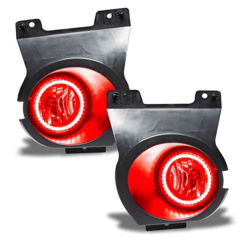 Oracle Lighting 11-14 Ford F-150 Pre-Assembled LED Halo Fog Lights -Red SEE WARRANTY - 8107-003