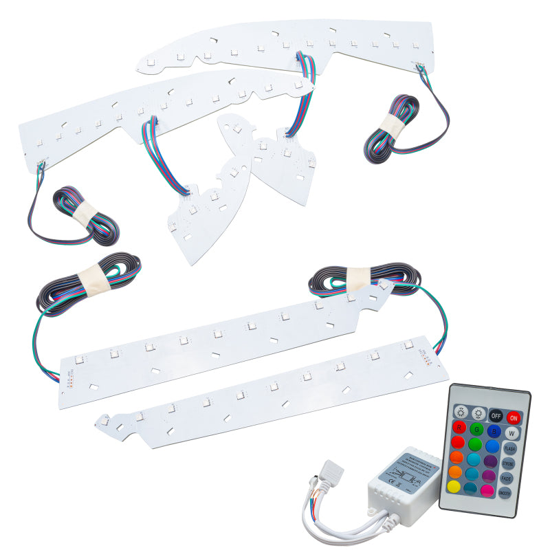 Oracle 14-15 GMC Sierra Headlight DRL Upgrade Kit - ColorSHIFT w/ Simple Controller SEE WARRANTY - 2450-504