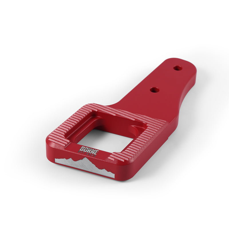 Borne Off-Road 2017+ Ford Raptor / 2009+ Ford F150 Borne Off-Road Billet Tow Hooks - Red - BNTH-F150-17RD
