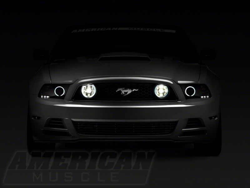 Raxiom 13-14 Ford Mustang GT CCFL Halo Fog Lights- Chrome - 49176