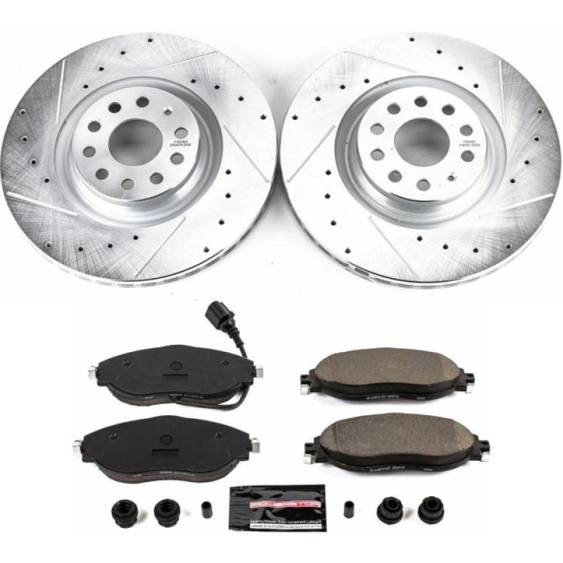 Power Stop 15-21 Volkswagen GTI Front Z23 Evolution Sport Brake Kit - K7175