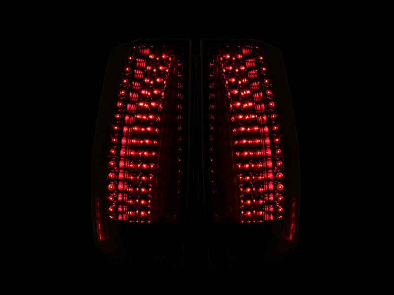 ANZO 2007-2014 Chevrolet Suburban LED Taillights Smoke - Escalade Look - 311192