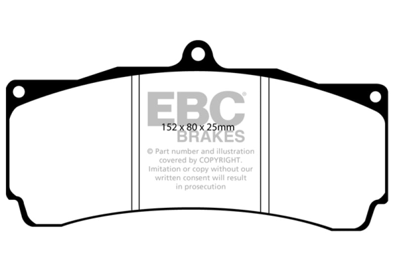 EBC Brakes Yellowstuff Performance Brake Pads - DP4009R