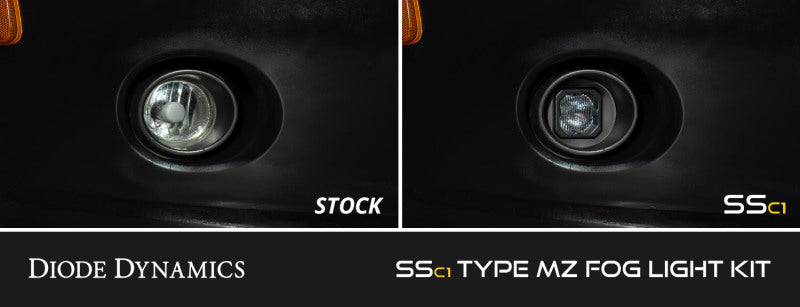 Diode Dynamics SSC1 Type MZ LED Fog Light Kit White SAE Fog - DD8445