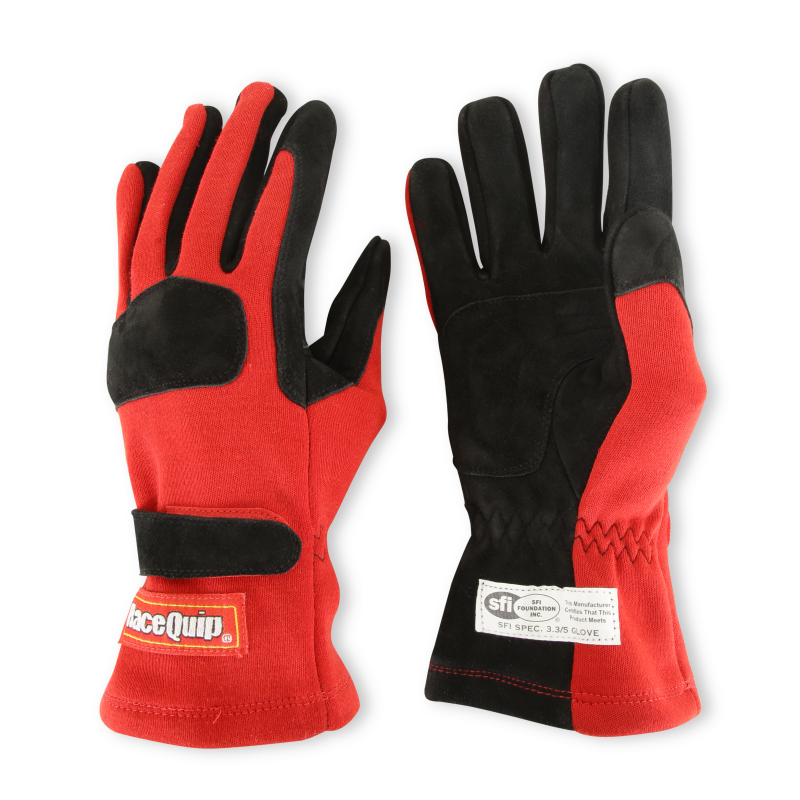 RaceQuip Red 2-Layer SFI-5 Glove - Small - 355012RQP