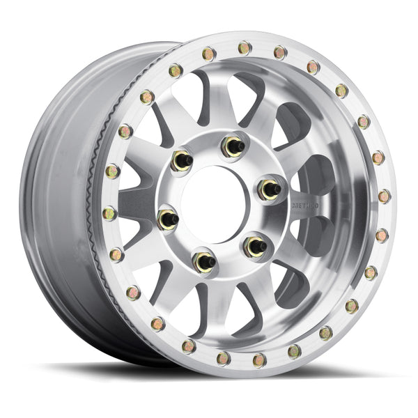 Method MR101 Beadlock 17x9 -12mm Offset 6x6.5 108mm CB Raw Machined w/BH-H24125 Wheel - MR10179070312BR by Method Wheels